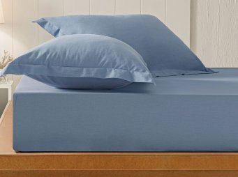 50x70 Volanl Naturalis Rnf Ykamal Yastk Klf 2li - ndigo